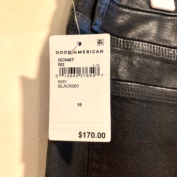 GOOD AMERICAN - GOOD CLASSIC COATED JEANS - Picture 6 of 6